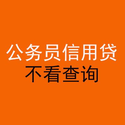 新市公务员信用贷款